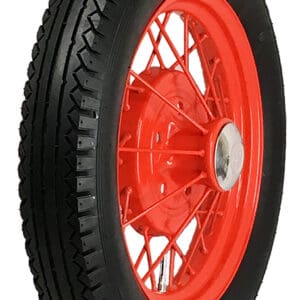 A 525 21 LUCAS Olympic Tread Blackwall wheel on a white background.