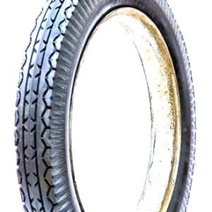Vintage whitewall tire with visible tread
