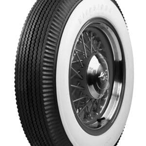 A white and black tire on a white background.