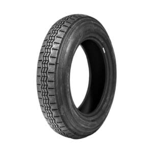 A black 165SR400 Michelin X car tire with detailed tread pattern on a white background.