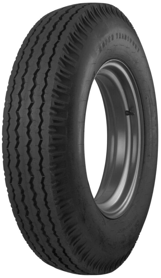 A simple black color tire with background
