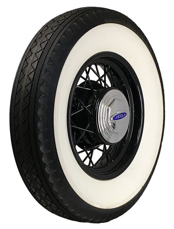 A white and black tire on a Bedford 600 20 3 3 by 8 WW background