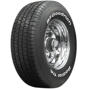 BFGoodrich radial tire with chrome wheel
